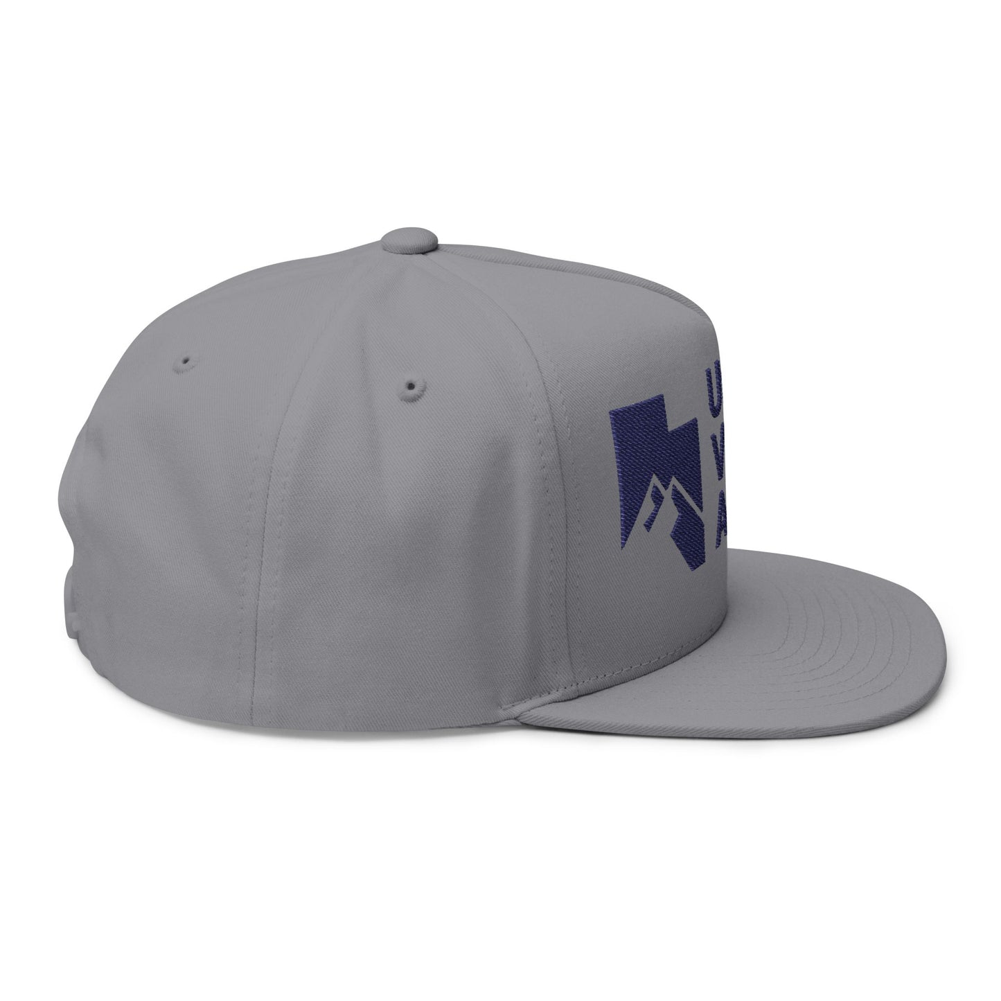 UTVA- Flat Bill Cap (Purple Logo)